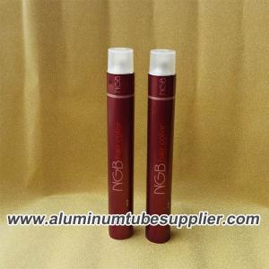 China Aluminum Collapsible Tubes With Pure Aluminum For Hair Dyeing Cream on sale