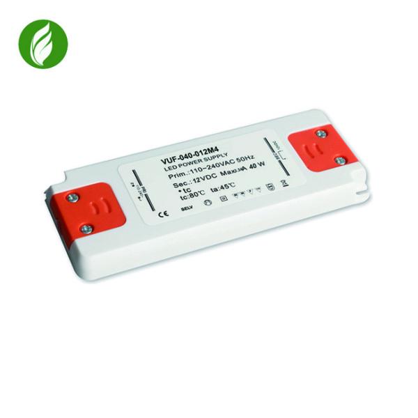 ETL Mirror Lights Ultra Slim LED Driver , Lightweight Ultra Thin Power Supply