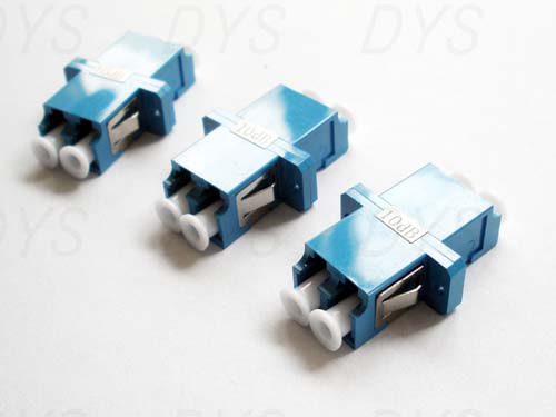 LC 10dB Fiber Optic Attenuator Duplex Blue With PC / UPC / APC Polishing