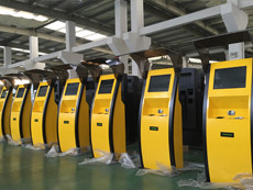 Interactive Information Printing Display Kiosk Machines , Document Scanner Digital Kiosk Solutions
