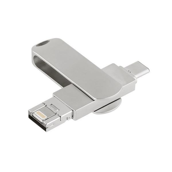 Easy Carry Usb Type C Thumb Drive Novel Appearance For IOS Phone