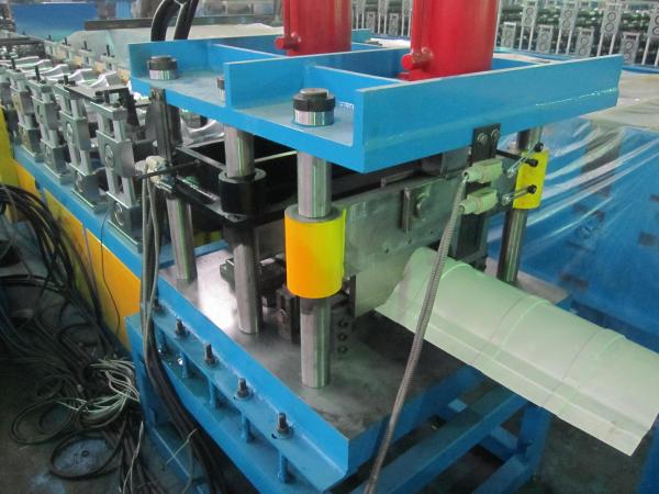 Quality High Efficiency Ridge Cap Roll Forming Machine 20Mpa 0.05mm Cr - Plating for sale