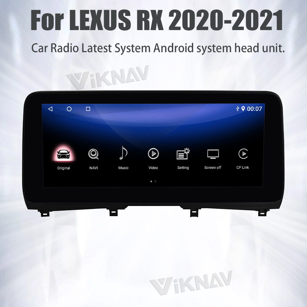 Viknav Car Radio For LEXUS RX (2020-2021)12.3 inch Auto Vertical Screen Wireless Carplay GPS Navigation Multimedia