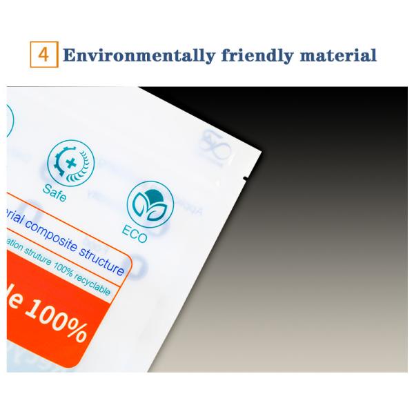 Poly Composite Plastic Bags Recycled Stand Up Disposable Recycling Bags For Sustainable Packaging