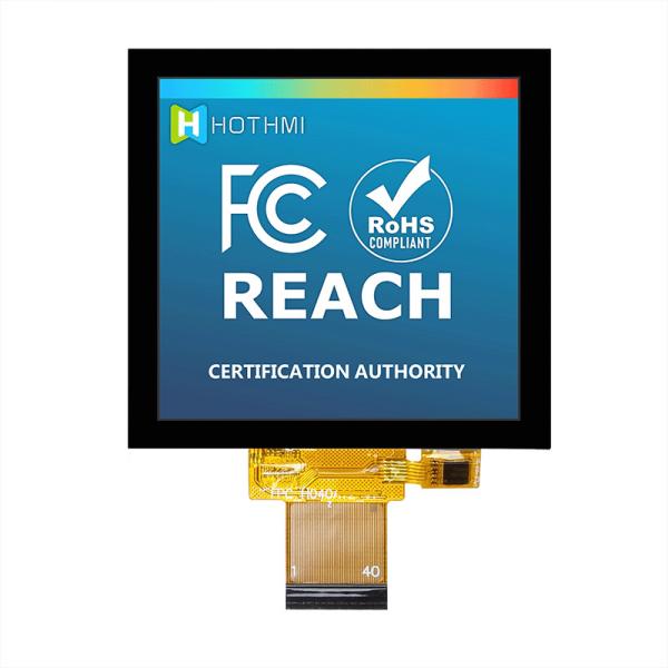 Square IPS TFT LCD Display 4 Inch Capacitive Touch TFT LCD Display