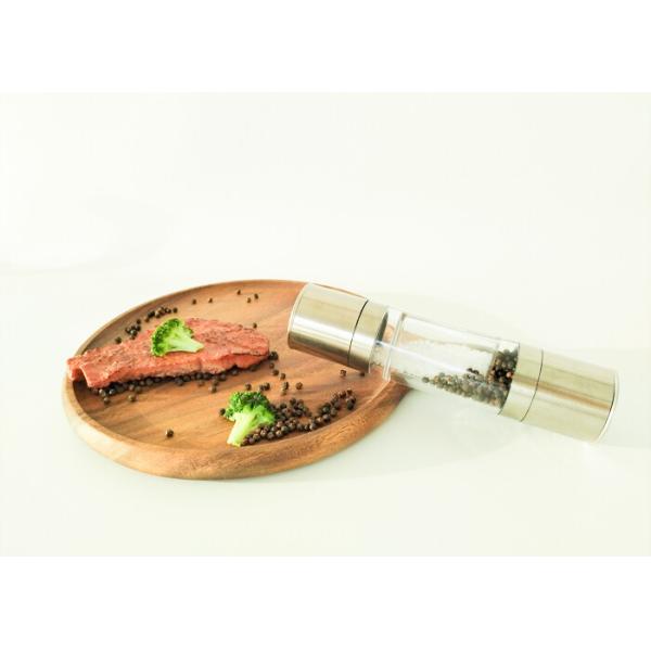 Double Headed Stainless Steel Pepper Grinders For Kitchen