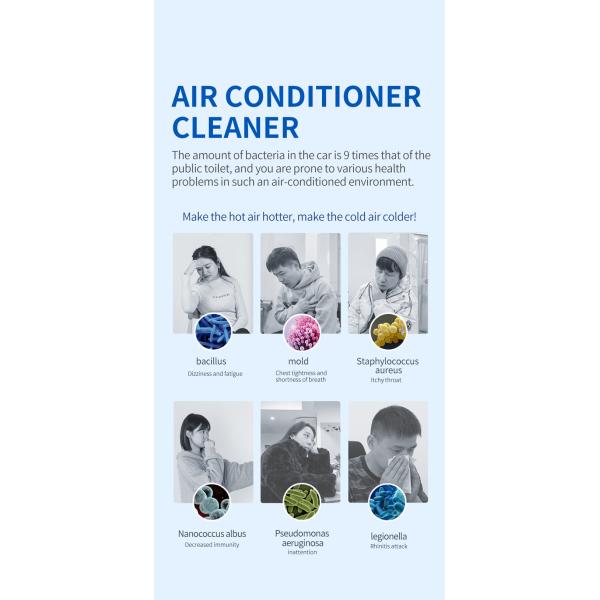 ODM Automotive Car Air Conditioner Cleaner AC Disinfectant Spray Antibacterial