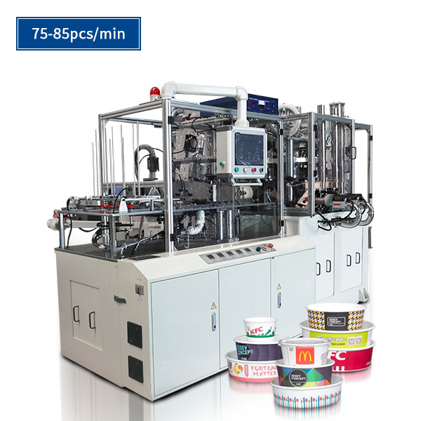 Middle Speed Paper Bowl Forming Machine Servo Control