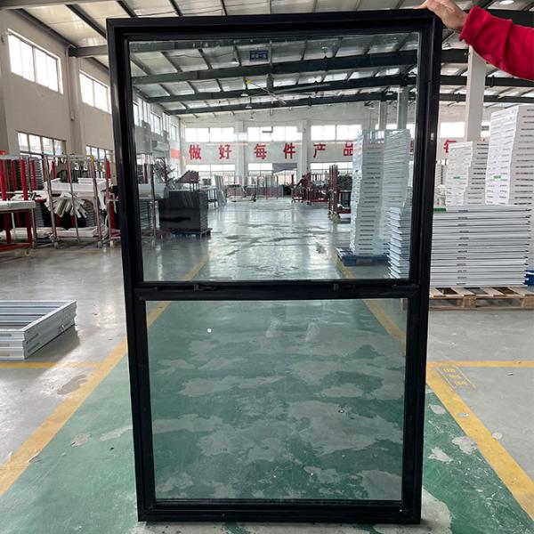 Durable Hardware And Extrusion Profiles Energy UPVC Vinyl Single Hung Windows For Residential Homes