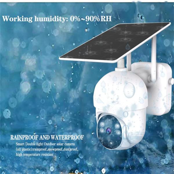 AI PIR 4G Solar Ptz Camera 850nm IR Tuya Smart Camera Wide Angle