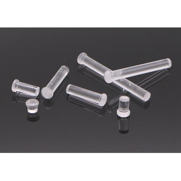 LED Dia 4mm K9 Borosilicate Round Head Light Guide Rod