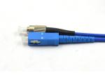 FC To SC Optical Patch Cord One Meter Long 50dB Return Loss Blue Color