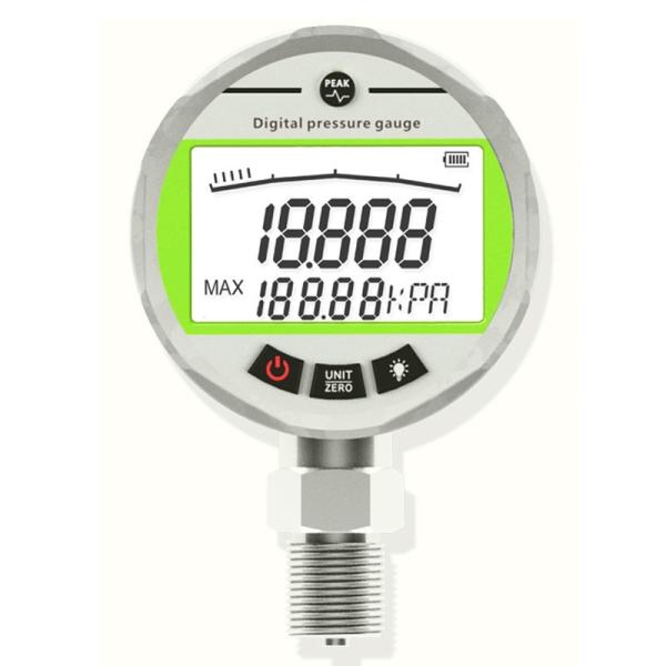 Quality 60mm Dial 4 Digits LCD Display Digital Pressure Gauge RS485 for sale
