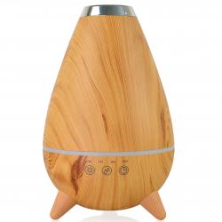 China Modern 650mA Cool Mist Wood Grain Aroma Diffuser 400ml Capacity for sale