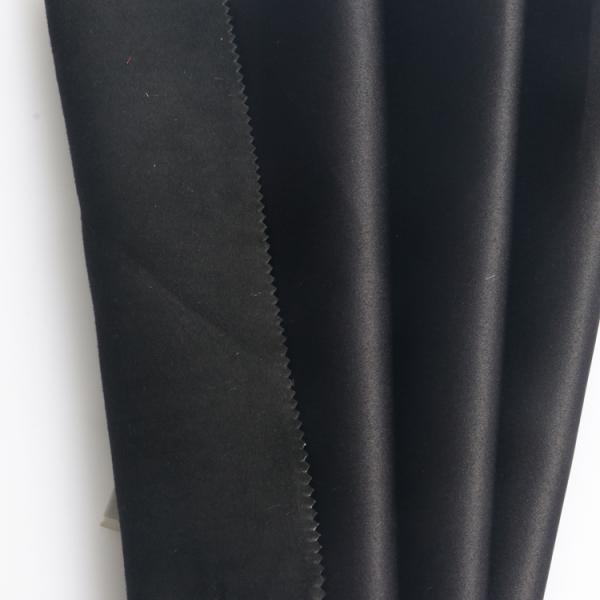 China factory REPREVE RECYCLED SUEDE polyester fabric for packing box and dress