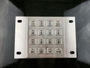 Wholesale 4x4 Layout Numeric Metal Keypad With 16 flat key buttons from china suppliers