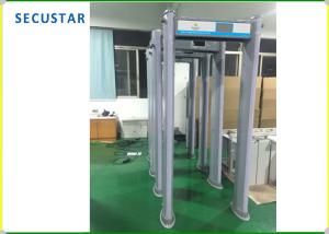 China Waterproof Metal Detector Security Doors , 33 Zone Security Walk Through Gate on sale