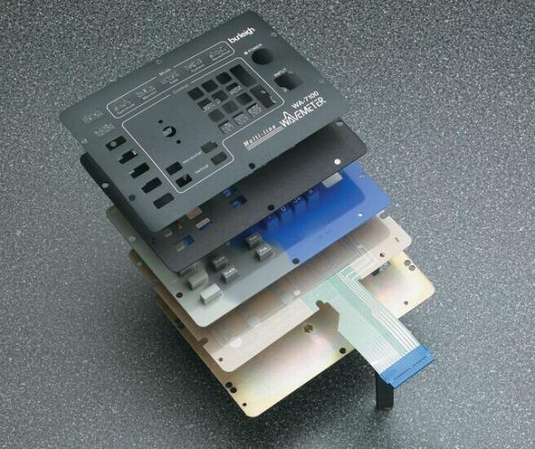 Quality Wavelength Meter Membrane Keypad with Rubber Keypad | LTMS009 for sale