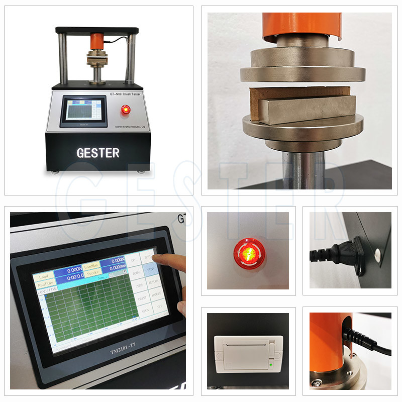 ISO RCT ECT Paper Tube Ring Edge Crush Tester For Corrugated Box
