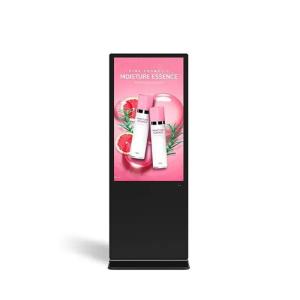 China 49 Inch Floor Standing Digital Display , Free Standing Digital Signage With Wall Mounting Options on sale