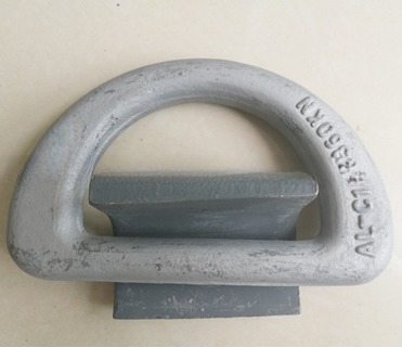 2000KN M.B.L Compression Stainless Steel Floor Mount Rope Car and Truck Accessories Lashing Tie Down D Rope Ring for Heavy-Duty