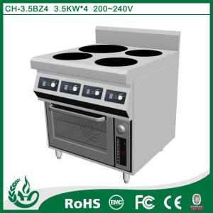 Wholesale CH-3.5BZ4 chuhe brand commercial induction range with oven from china suppliers