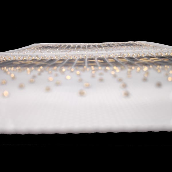 Smile Letter Rhinestone Applique Patches Beautiful Practical Customized Size