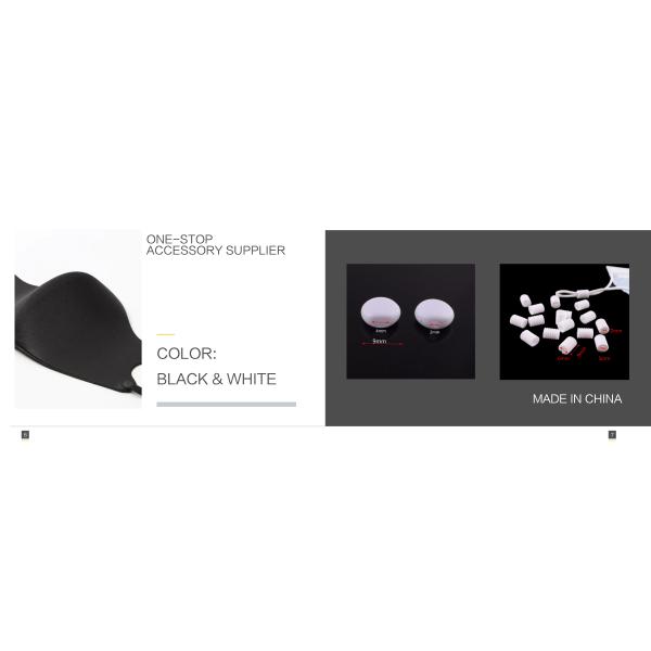 Face Masks Stopper Plastic Cord Stopper Black & White Color Soft PVC