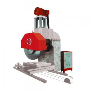 China Single Arm Multi-blade Stone Cutting Machine for Red Granite Block Profiling on sale