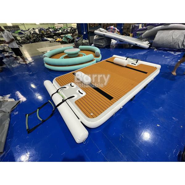 Water Sports Dock Inflatable Blow Up Swim Platform With Capacity Depend On Size