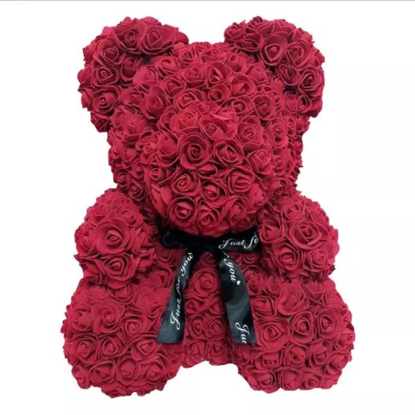 2020 New Models PE Flower Teddy Rose Bear Rose Flower bear gift