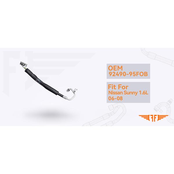 Sunny Nissan 92490-95FOB Discharge AC Pipeline For 1.6L 06-08