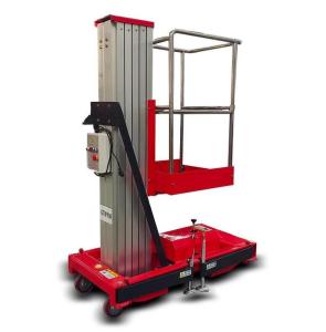 China 26.25ft 32.81ft 287lbs Aluminum Alloy Mobile Lift Platform With Wheel For Man Standing on sale