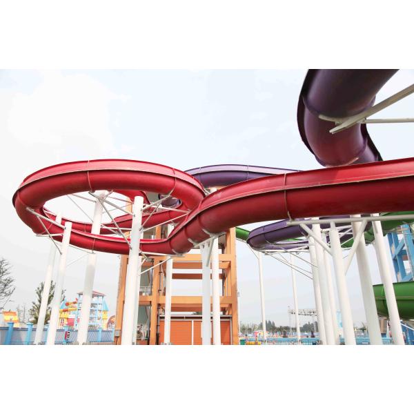 Outdoor Custom Water Slides Spiral Water Slide For Adults And Kids