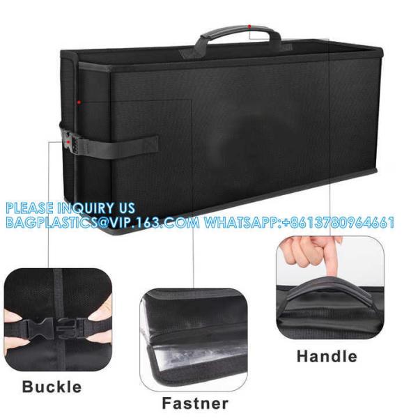 Heat Insulation Fireproof Battery Storage Bag Fire Retardant Explosion Proof Safe Carrying Bag For E-Bike Battery