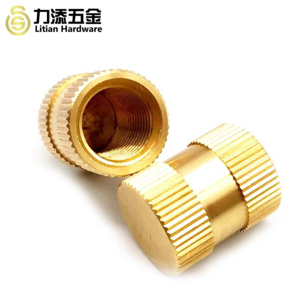 Brass Insert Precision CNC Machining Parts IFI-100 Standard M2-M20