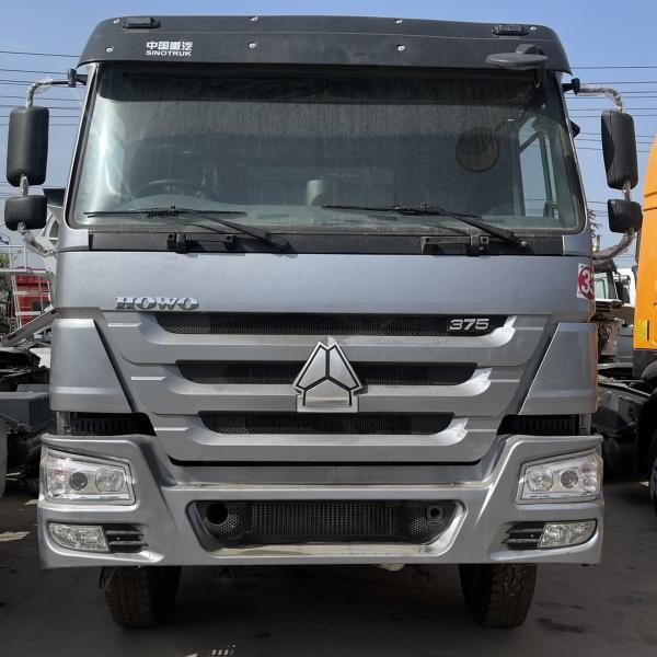 Quality Market Segement Mining Transportation Dump Truck with Crane Manual and 375hp Engine for sale