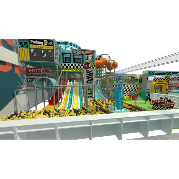 Custom Indoor Play Structure for Kids 2-12 Years with Safety Features