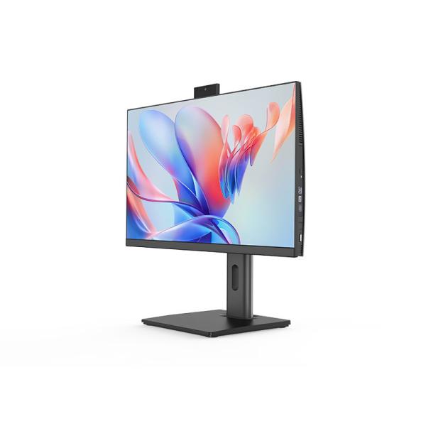 Quality Custom 27 Inch All In One Desktop Computer DVD Fingerprint Recognition Office All-In-One PC for sale