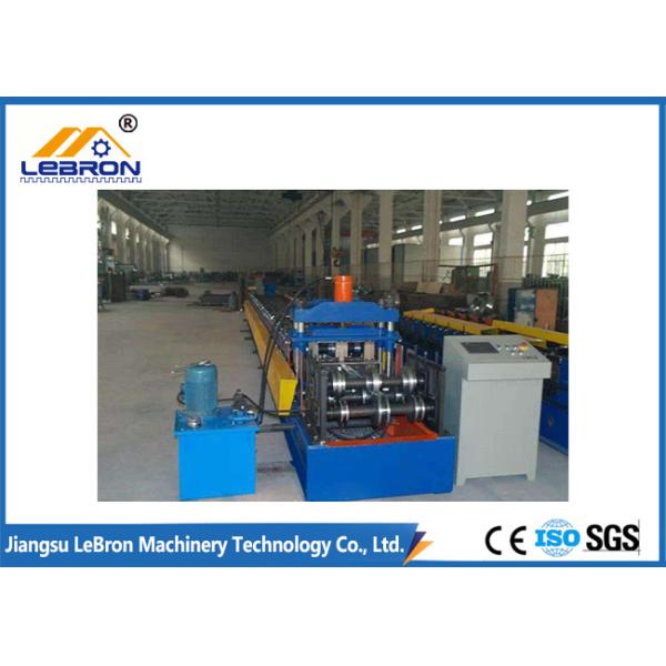 Blue Cable Tray Manufacturing Machine Long Time Service 18 Roller Stations