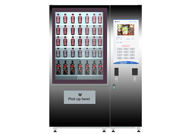 Quality Custom Salad In A Jar Vending Machine Coin Bill Card Payment Healthy Vending Machine for sale