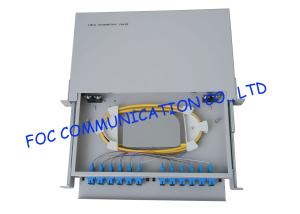 Wholesale 24 Port Full Loaded fiber optic patch panel rack mount With Pigtails And Adapters from china suppliers