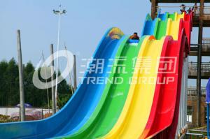 Wholesale High Speed Fiberglass Water Slides / Adult Water Plastic Slide for Adventure Water Park from china suppliers