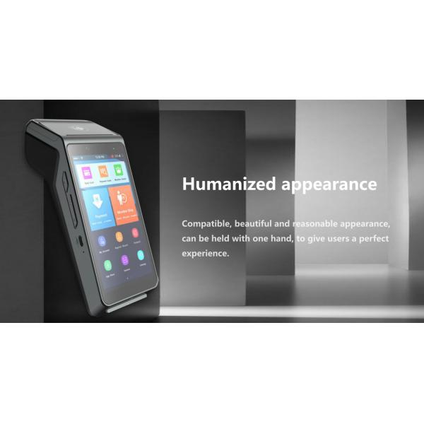 5.5'' HD Screen 4G POS Terminal with Built-in 58mm Receipt Printer Support MSR/IC/NFC