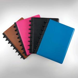 Wholesale Various Colors Discbound Notebook Systems , Leather Discbound Notebook Easy Add Pages from china suppliers
