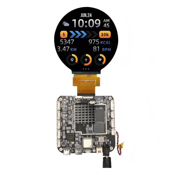 Quality 3.4-Inch Round High-Performance Android Touchscreen Display for Digital Signage, Retail, and Interactive Kiosks for sale