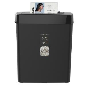 Integrated 3.43gallons 8 sheets Cross Cut Paper Shredder Machine With Reverse Function CD222P-8