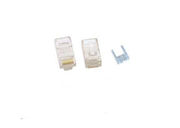 Quality RJ45 8P8C Cat5e UTP Gold Plated Modular Plug for sale