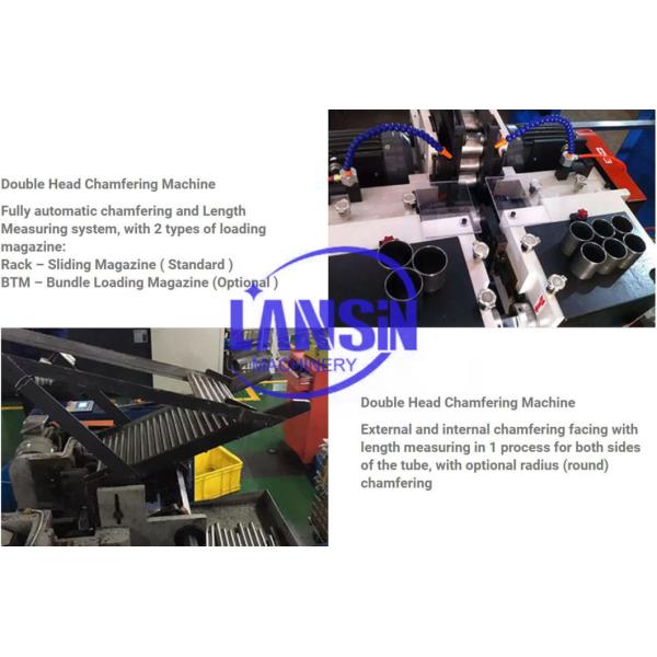 2.2kw Automatic Tube Deburring Machine For Metal Parts Pipes Tubes Stud