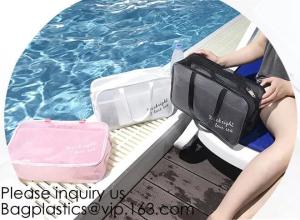 Wholesale Wholesale Custom Logo Fancy Handy Luxury Empty Travel Pvc Toiletry Cosmetic Bag Pouch,Fashion Large Capacity PU and PVC from china suppliers